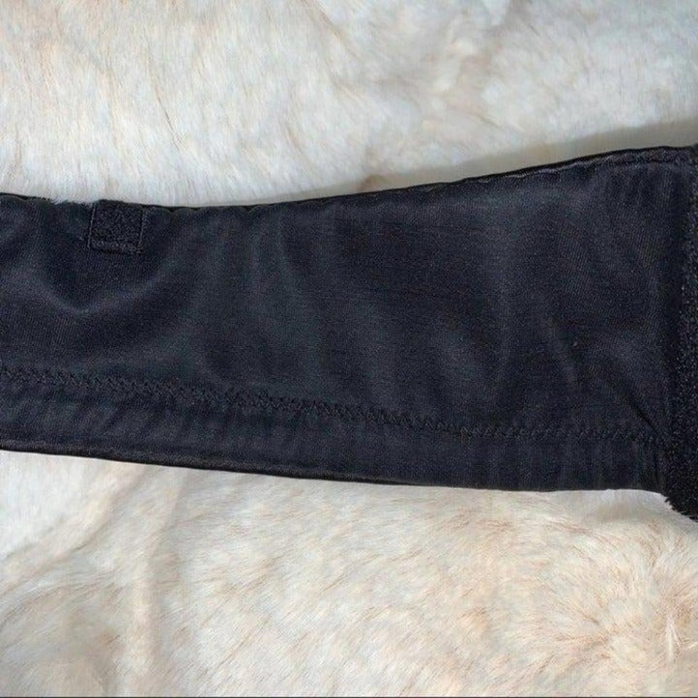 Strapless Bombshell Bra 32b Black Solid Satin Sup… - image 7